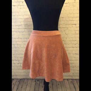 EUC Forever 21 dark pink corduroy skirt - Small